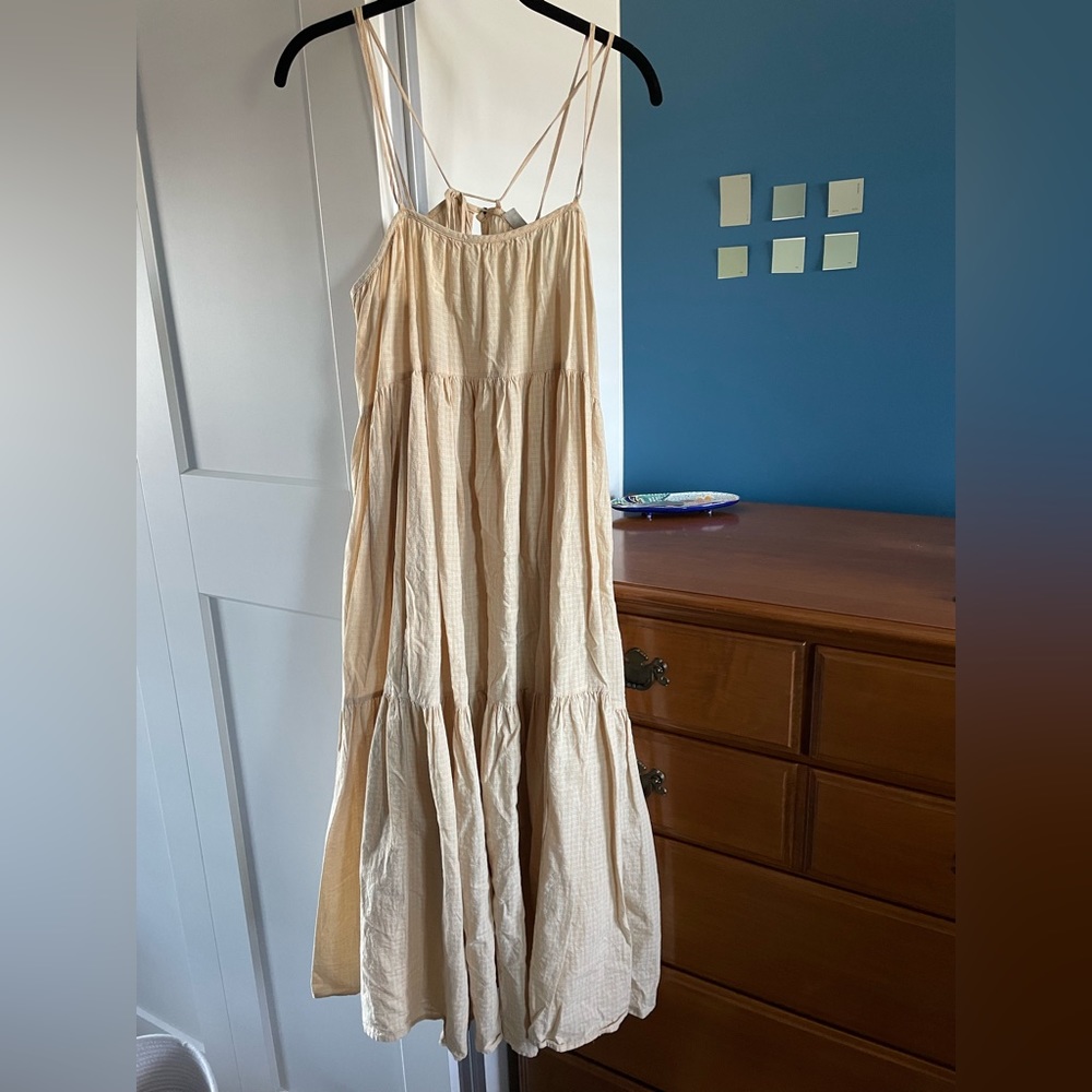 Everlane Cream Maxi Dress - Picture 6 of 7